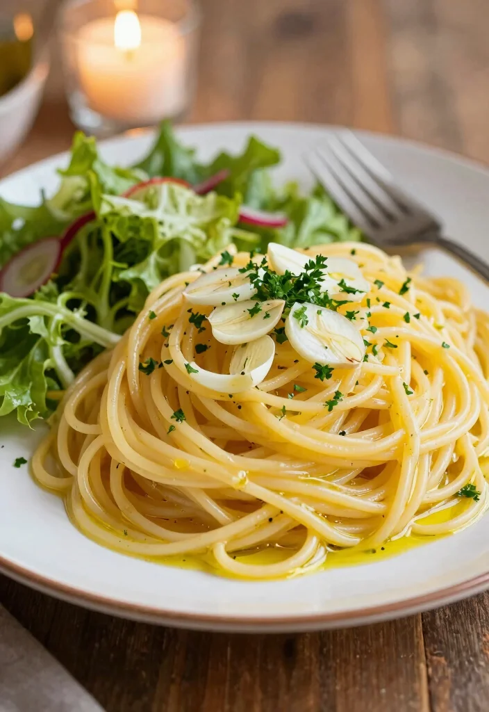 14 Romantic Dinner Recipes for Valentine's Day 2026 (Perfect for Date Night!) - 10. Spaghetti Aglio e Olio 1