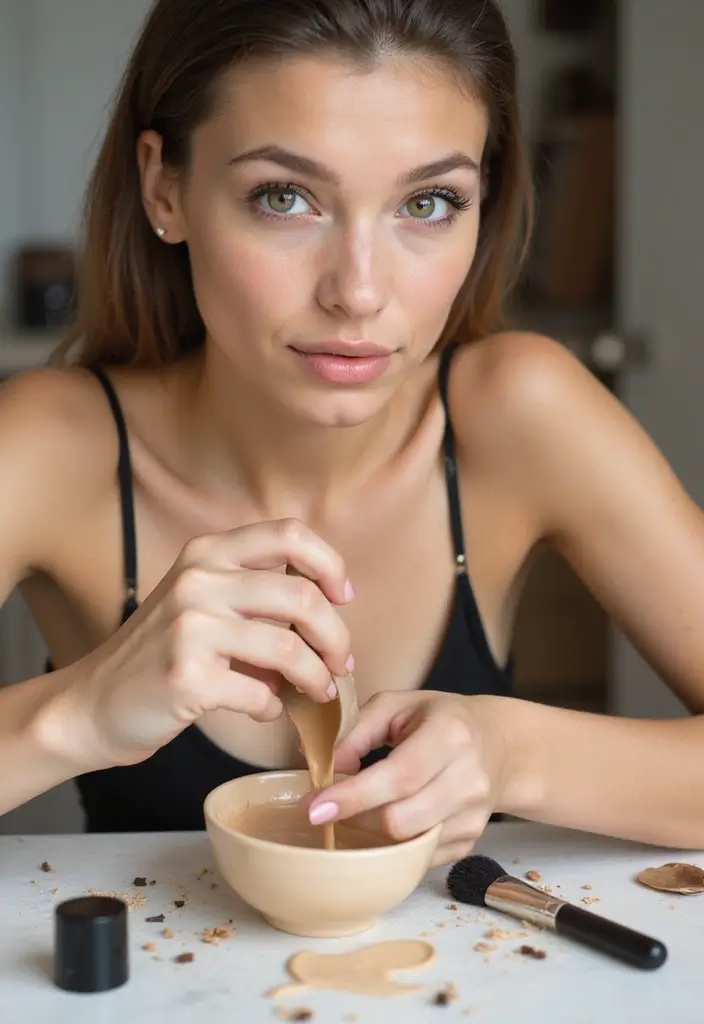 15 Mind-Blowing Beauty Hacks Using Luxury Skincare Products (You Won't Believe #9!) - 11. Mix Foundation with Moisturizer 1