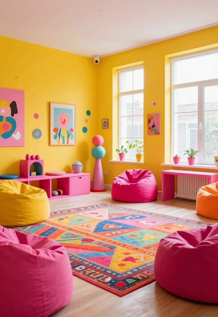 15 Spring Color Palettes for 2026 That Will Transform Your Home (Wait Until You See #9!) - 15. Vibrant Pink and Bold Yellow 1