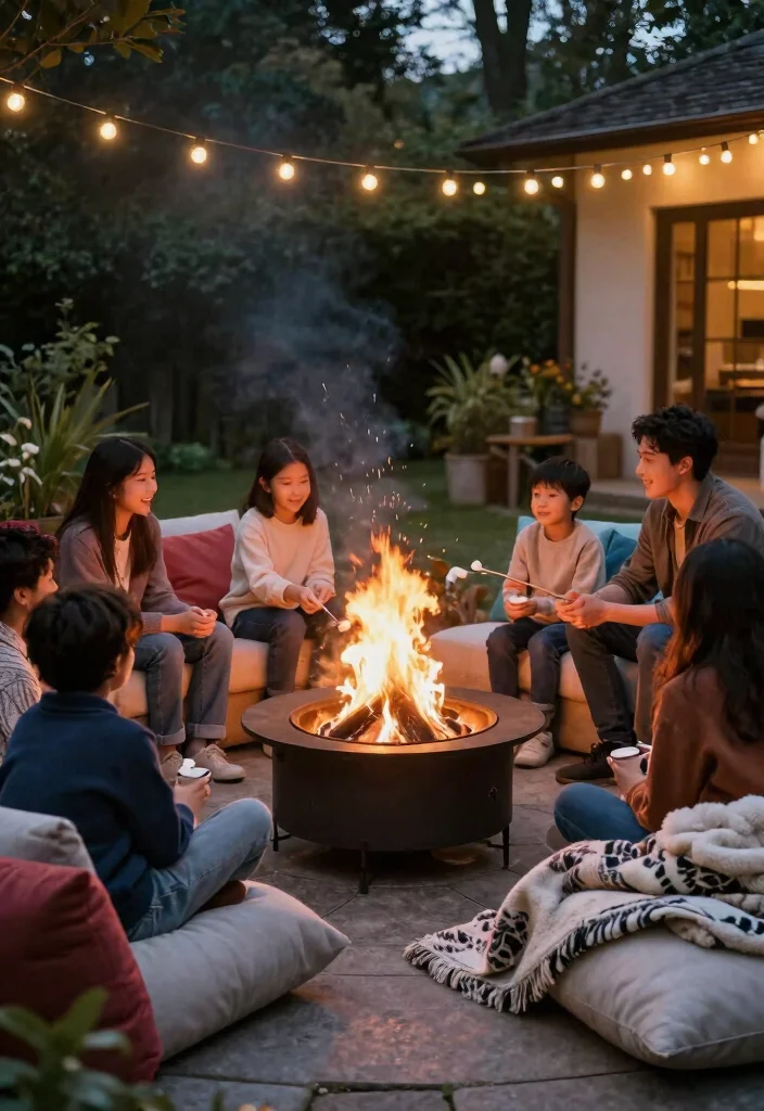 16 Family-Friendly Spring Home Redecorating Ideas for 2026 (Perfect for #11!) - 12. Cozy Fire Pits 1