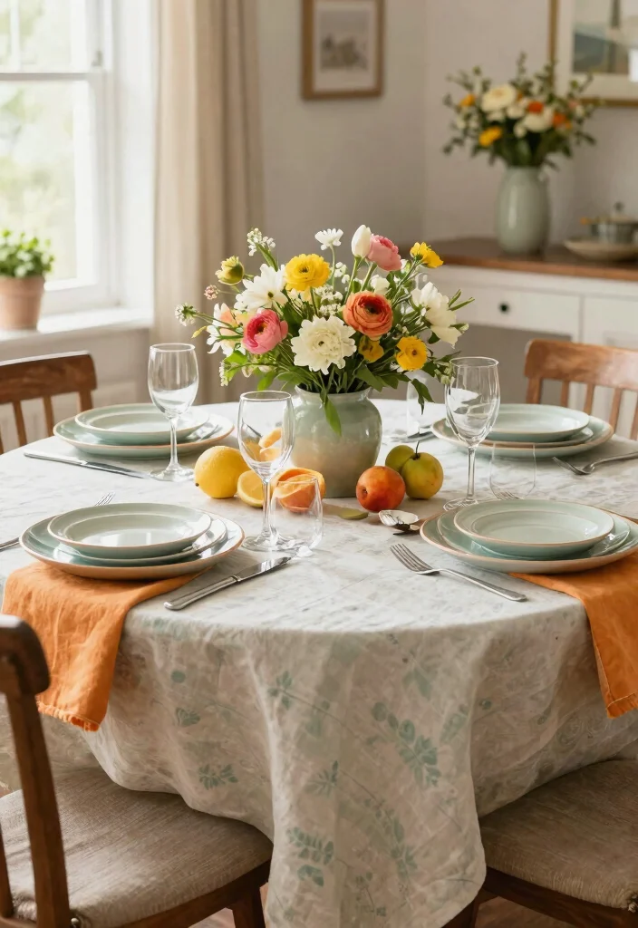 16 Family-Friendly Spring Home Redecorating Ideas for 2026 (Perfect for #11!) - 13. Seasonal Table Settings 1