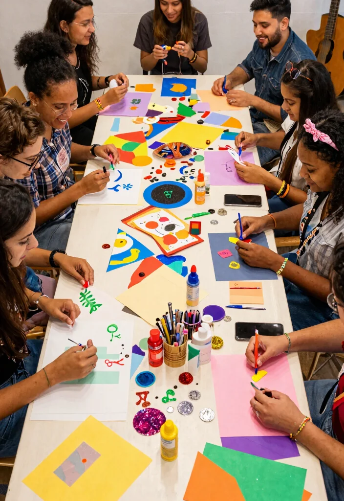 16 Hilarious Galentine's Day Games That Will Keep the Laughter Going All Night! - 11. DIY Craft Competition 1