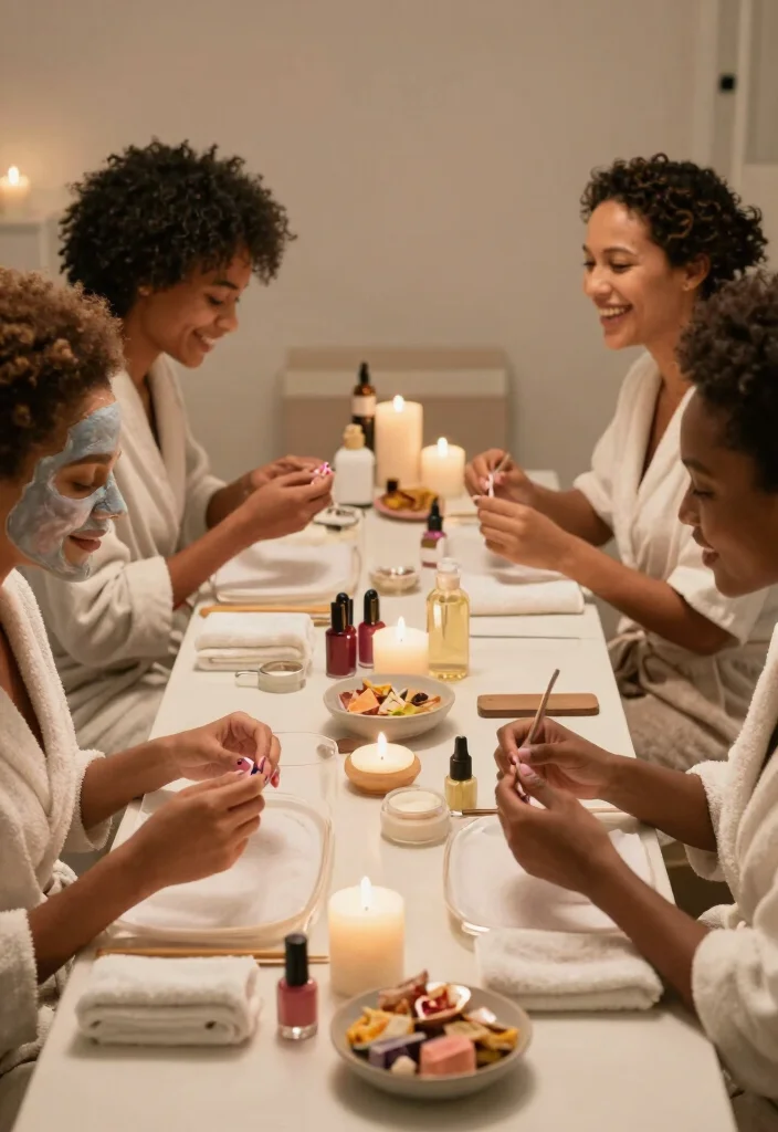 16 Hilarious Galentine's Day Games That Will Keep the Laughter Going All Night! - 5. DIY Spa Night 1