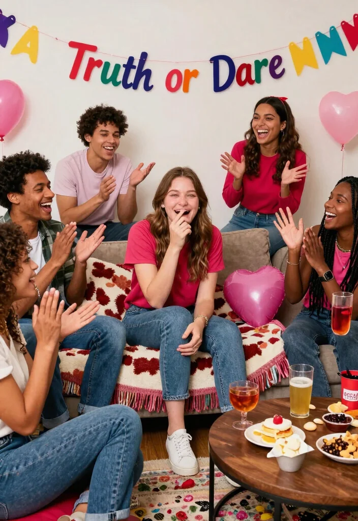 16 Hilarious Galentine's Day Games That Will Keep the Laughter Going All Night! - 6. Truth or Dare: Galentine's Edition 1