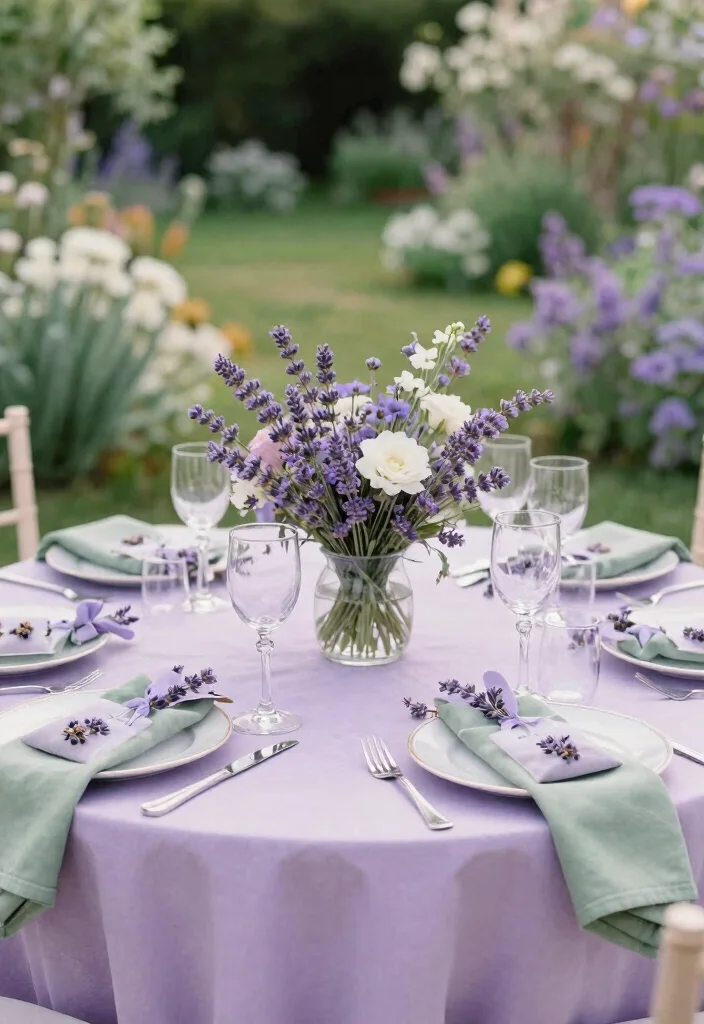 16 Stunning Spring Wedding Color Palettes That Will Take Your Breath Away! - 1. Lavender and Sage 1