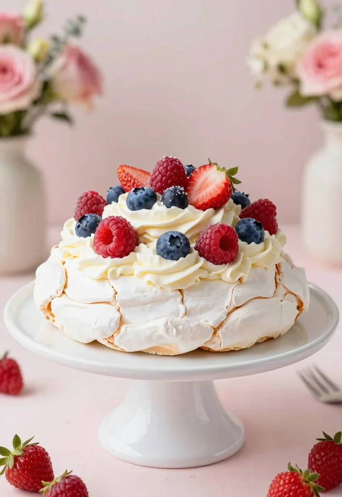 18 Delicious Galentine's Day Recipes That Will Impress Your Squad (Especially #9!) - 15. Berry Pavlova 1