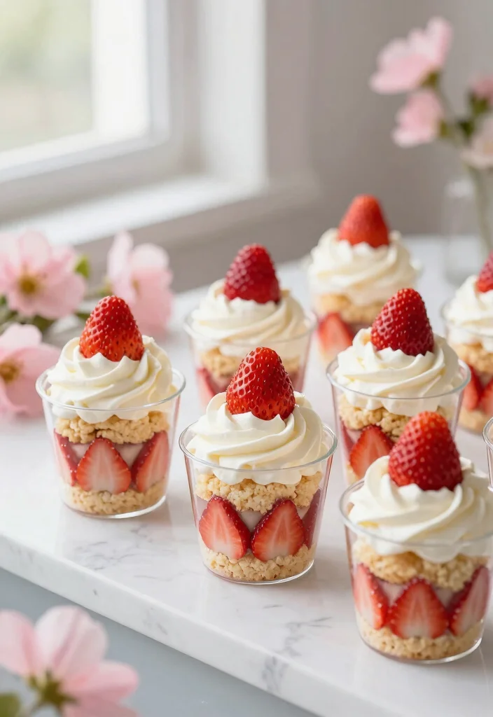 18 Delicious Galentine's Day Recipes That Will Impress Your Squad (Especially #9!) - 2. Strawberry Shortcake Cups 1