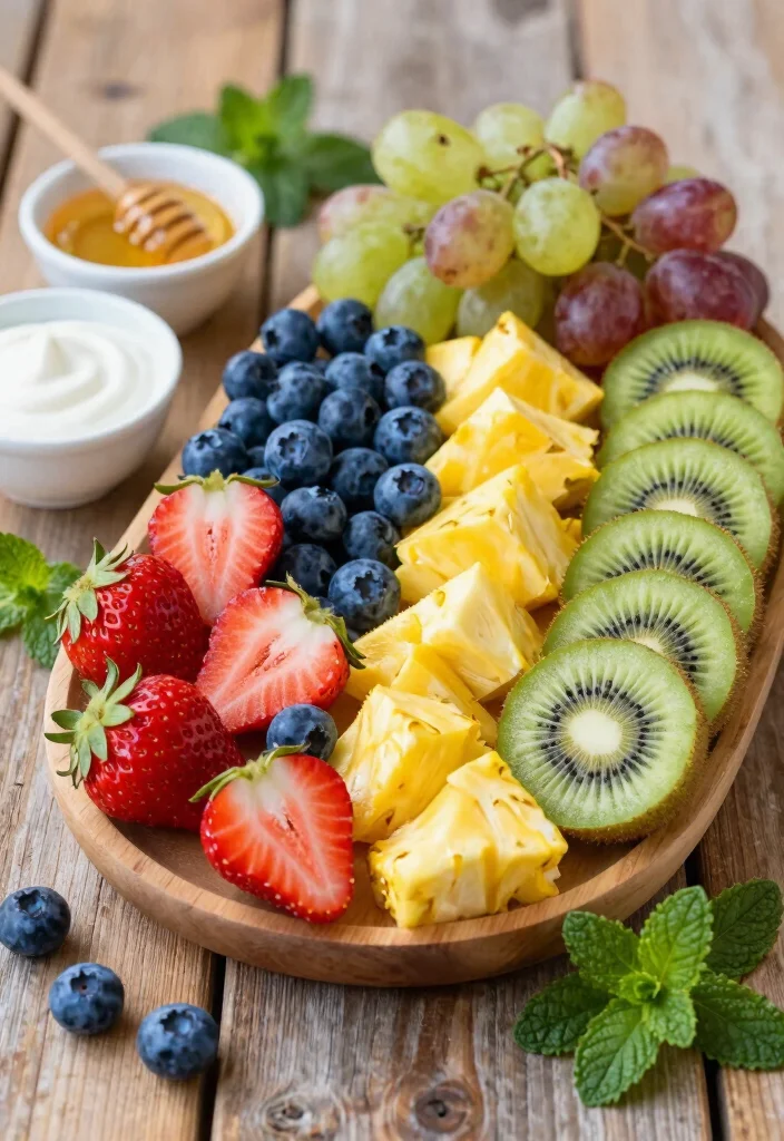 18 Delicious Galentine's Day Recipes That Will Impress Your Squad (Especially #9!) - 4. Rainbow Fruit Platter 1