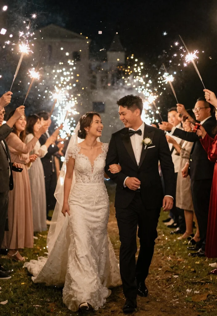 19 Must-Try Spring Wedding Photography Tips for Picture-Perfect Moments! - 19. End with a Grand Exit 1