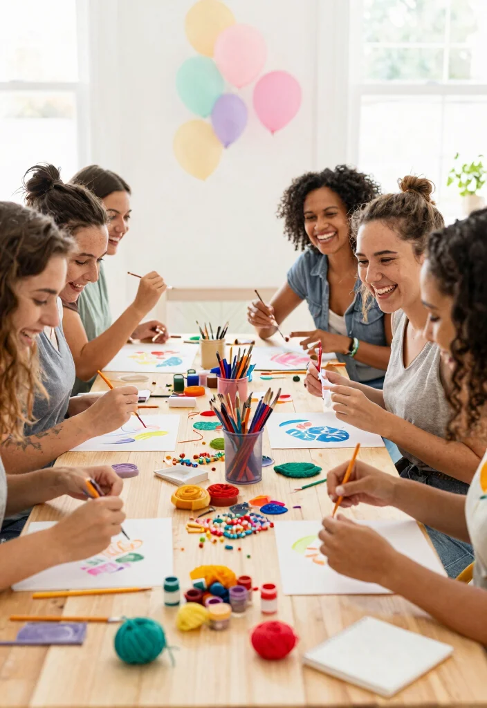 19 Self-Care Ideas for Galentine's Day That Will Leave You Feeling Fabulous! - 4. Creative Crafting Night 1