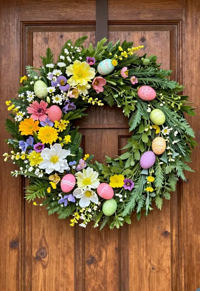 20 Stunning Spring Party Decorations for 2026 That Will Transform Your Space! - 12. Seasonal Wreaths 1