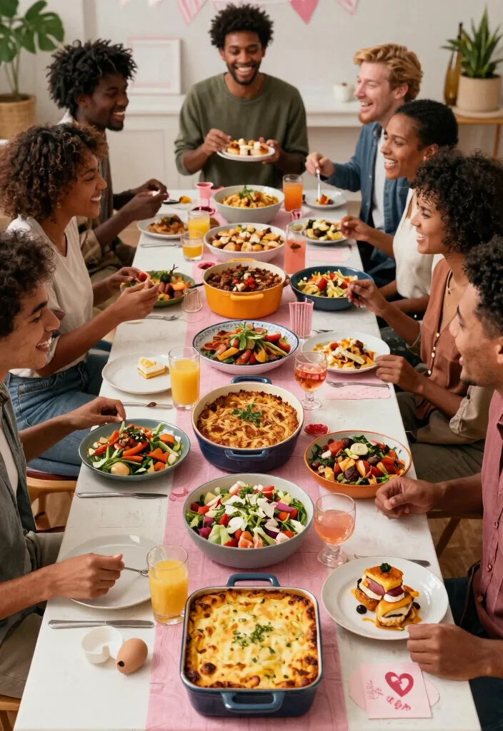 21 Fun Galentine's Day Party Themes That Will Have Everyone Talking! - 12. Galentine’s Day Potluck 1