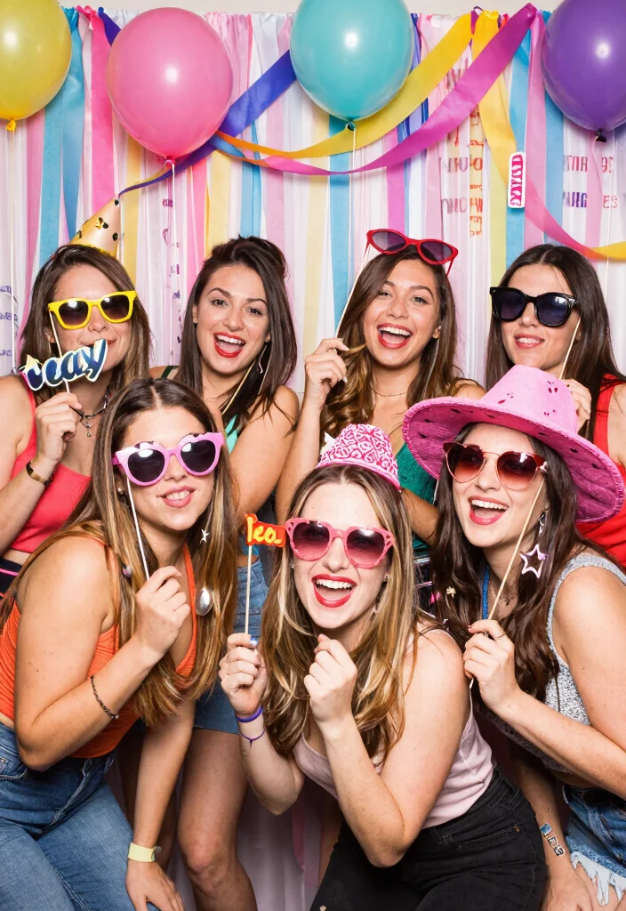 21 Fun Galentine's Day Party Themes That Will Have Everyone Talking! - 14. Galentine’s Themed Photo Booth 1