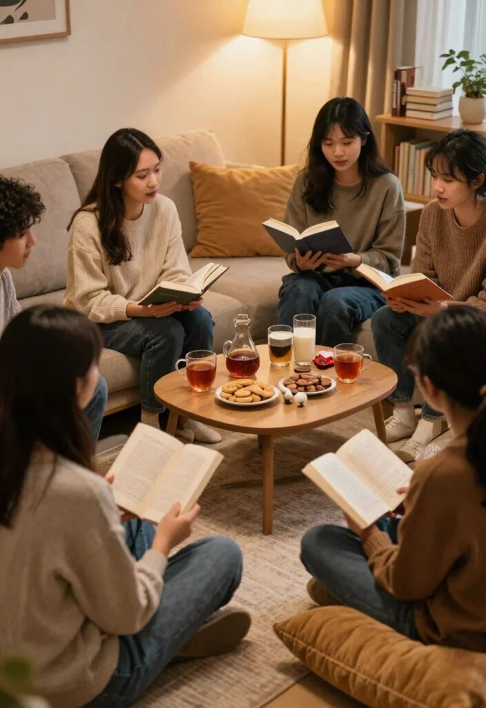 21 Fun Galentine's Day Party Themes That Will Have Everyone Talking! - 15. Cozy Book Club Night 1