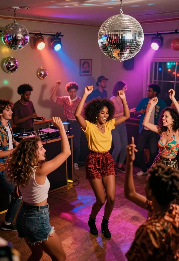 21 Fun Galentine's Day Party Themes That Will Have Everyone Talking! - 7. Retro Dance Party 1