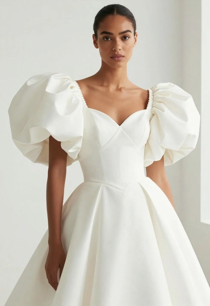 21 Gorgeous Spring Bridal Fashion Trends You Can't Miss This Season! - 13. Statement Sleeves 1