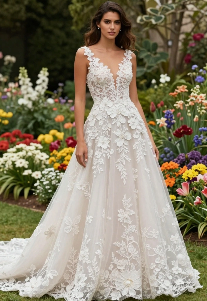 21 Gorgeous Spring Bridal Fashion Trends You Can't Miss This Season! - 4. Floral Fantasies 1