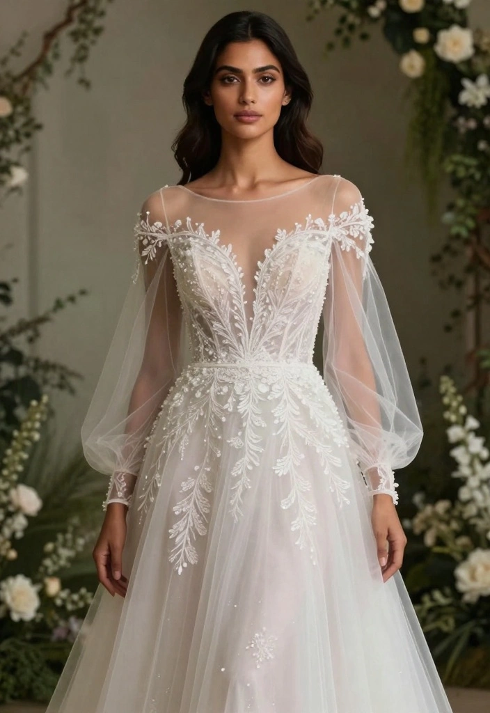 21 Gorgeous Spring Bridal Fashion Trends You Can't Miss This Season! - 6. Sheer Elegance 1