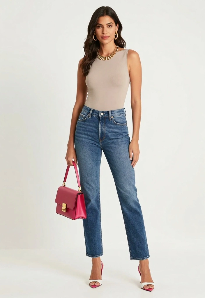 21 Stunning Valentine's Day 2026 Outfit Ideas That'll Make You Shine! - 17. Statement Accessories with a Simple Outfit 1