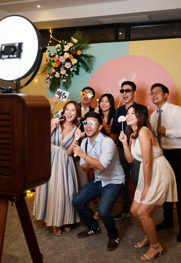 22 Spring Wedding Reception Ideas That Will Keep Your Guests Dancing All Night! - 5. Photo Booth Fun 1