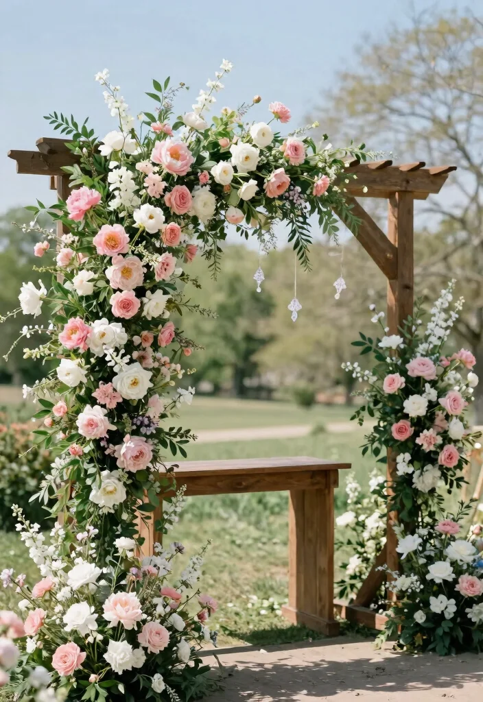 25 Stunning Spring Wedding Inspo Ideas That Will Leave You Breathless! - 1. Floral Fantasy Arches 1