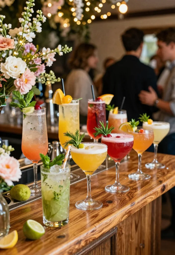 25 Stunning Spring Wedding Inspo Ideas That Will Leave You Breathless! - 11. Signature Cocktails 1
