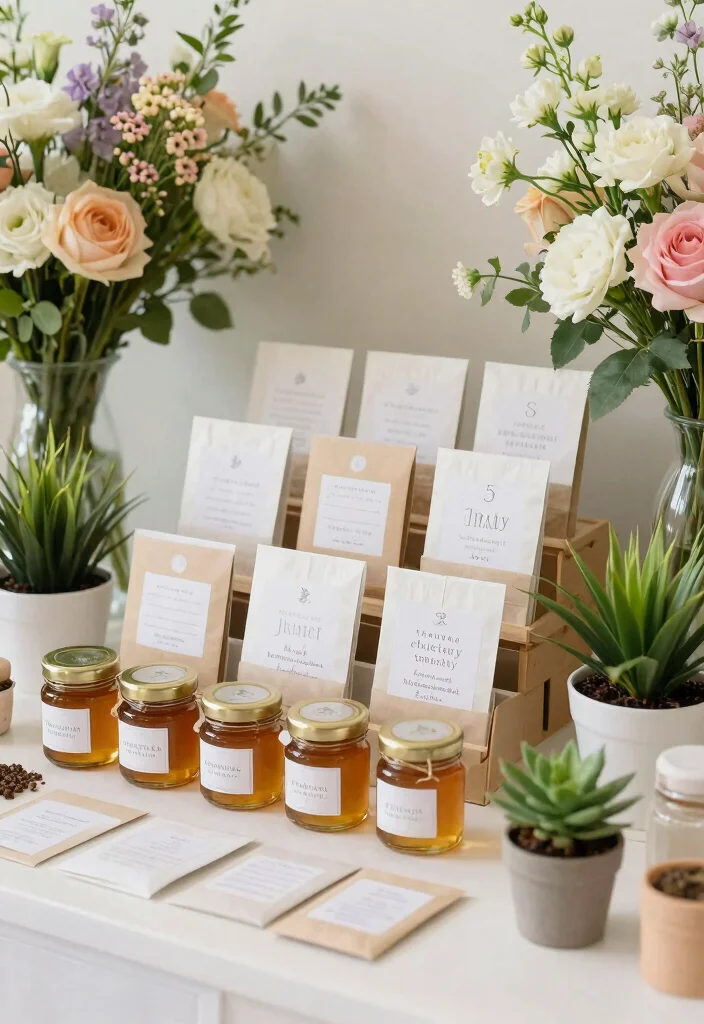 25 Stunning Spring Wedding Inspo Ideas That Will Leave You Breathless! - 16. Personalized Favors 1