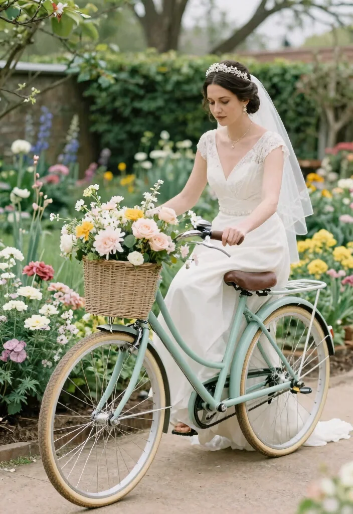 25 Stunning Spring Wedding Inspo Ideas That Will Leave You Breathless! - 19. Unique Transportation 1