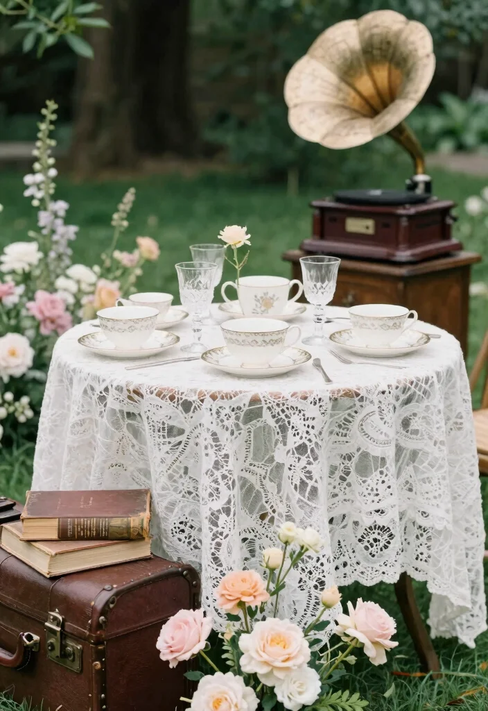 25 Stunning Spring Wedding Inspo Ideas That Will Leave You Breathless! - 4. Vintage Chic 1