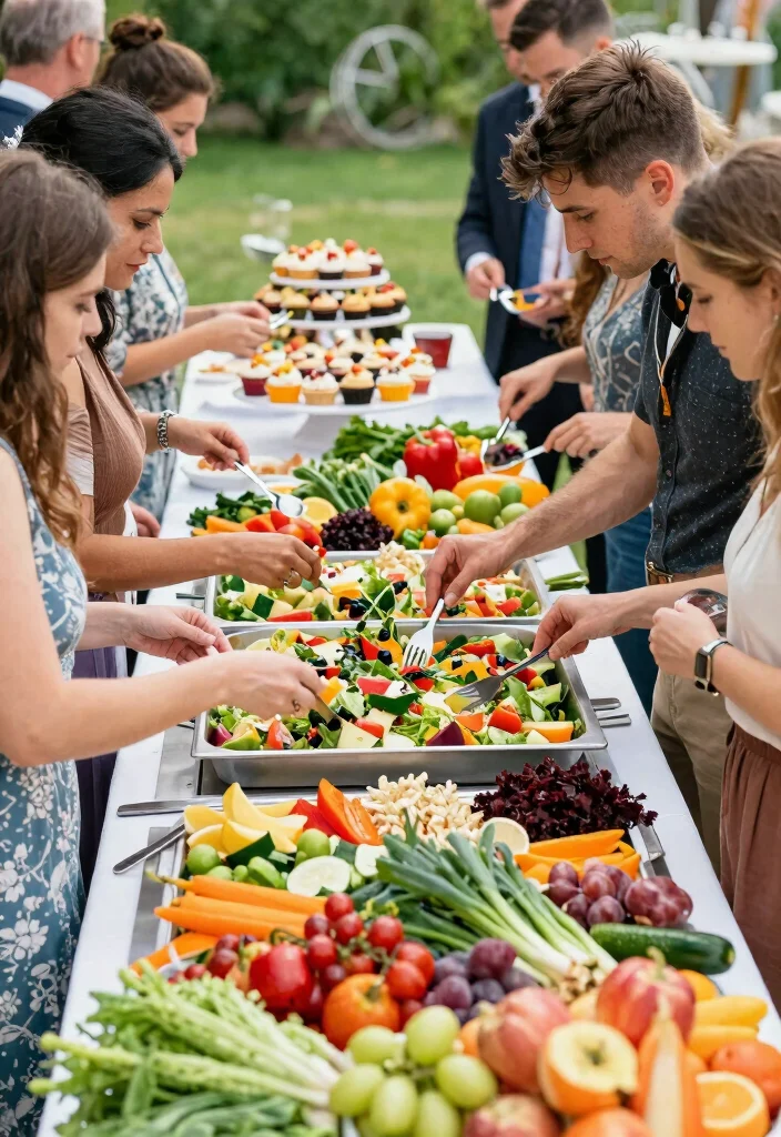 25 Stunning Spring Wedding Inspo Ideas That Will Leave You Breathless! - 9. Fun Food Stations 1