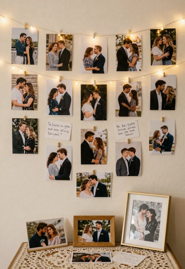 30 Stunning Valentine's Day 2026 Decor Ideas That Will Wow Your Guests! - 10. Personalized Photo Displays 1