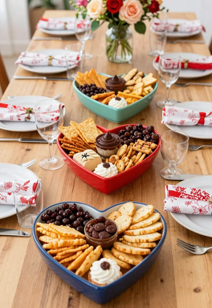 30 Stunning Valentine's Day 2026 Decor Ideas That Will Wow Your Guests! - 18. Heart-Shaped Serving Dishes 1