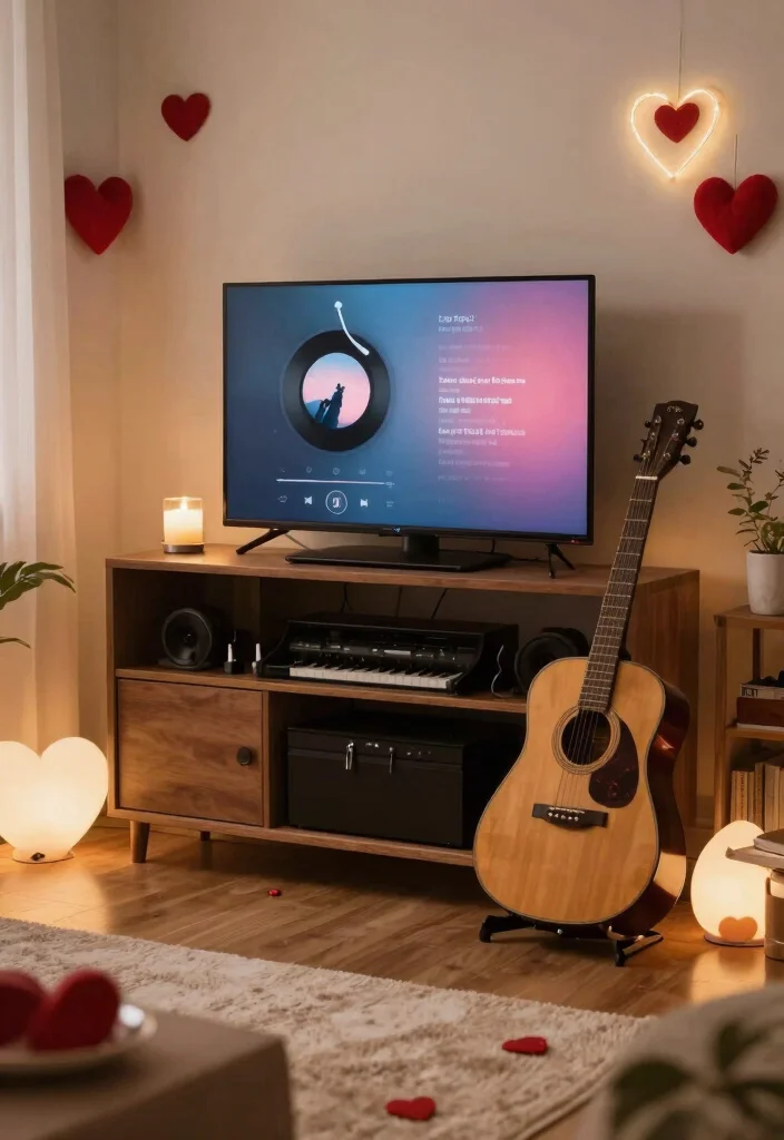 30 Stunning Valentine's Day 2026 Decor Ideas That Will Wow Your Guests! - 21. Festive Music Playlist 1