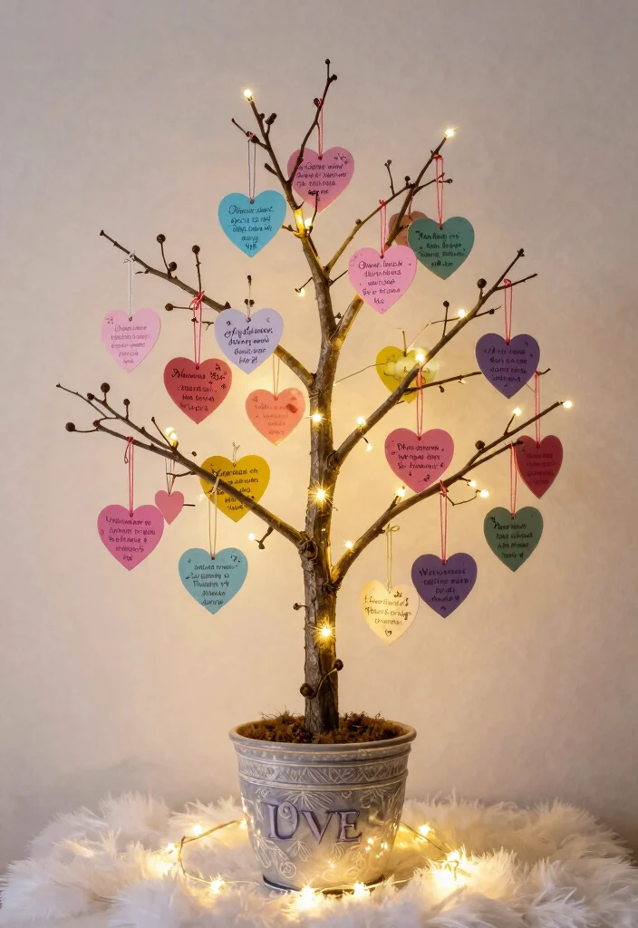 30 Stunning Valentine's Day 2026 Decor Ideas That Will Wow Your Guests! - 24. DIY Love Tree 1