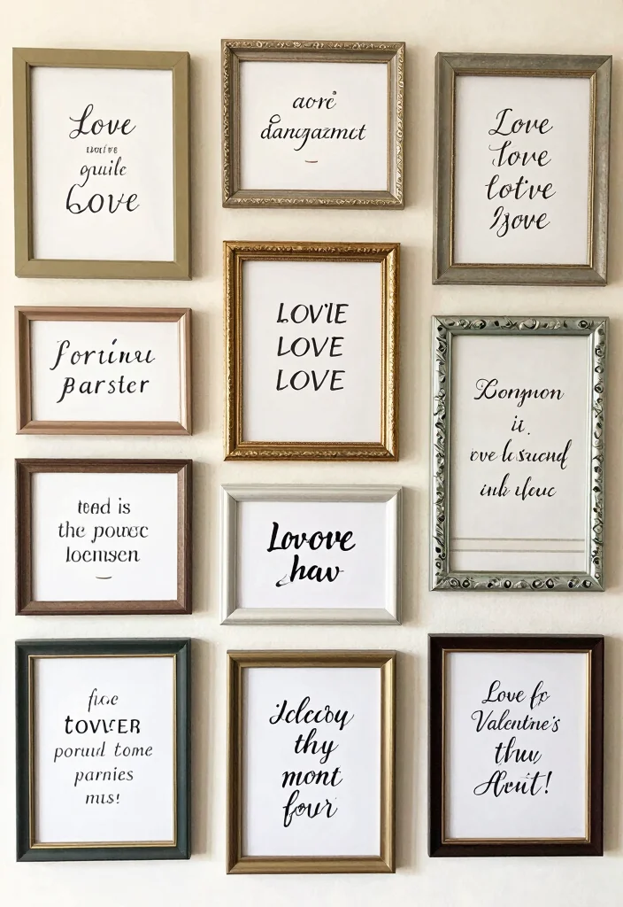 30 Stunning Valentine's Day 2026 Decor Ideas That Will Wow Your Guests! - 27. Love-Themed Quotes 1