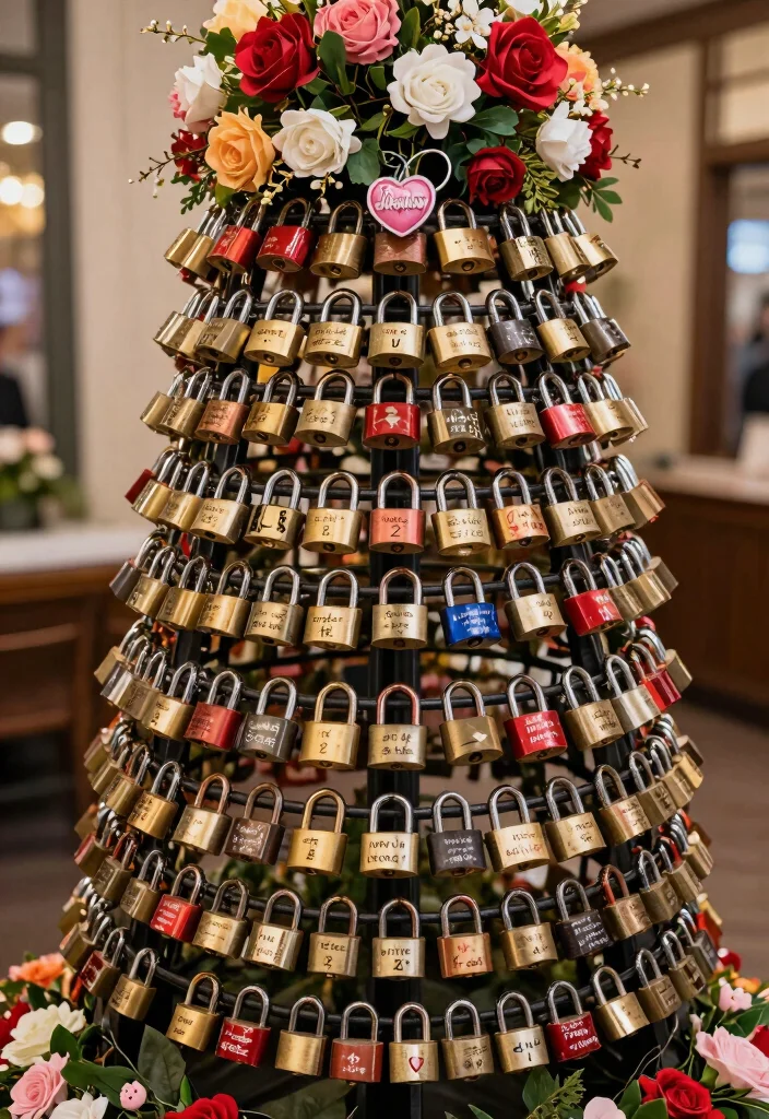 30 Stunning Valentine's Day 2026 Decor Ideas That Will Wow Your Guests! - 29. Love Locks 1