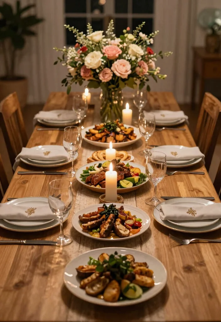 30 Stunning Valentine's Day 2026 Decor Ideas That Will Wow Your Guests! - 30. Celebrate with a Love Feast 1