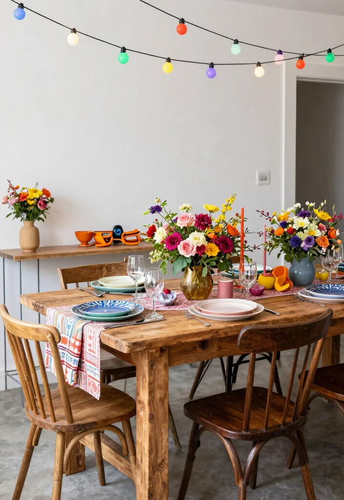 Discover the Hottest Spring 2026 Party Trends That Everyone Will Be Talking About! - 4. Mix and Mismatch Decor 1