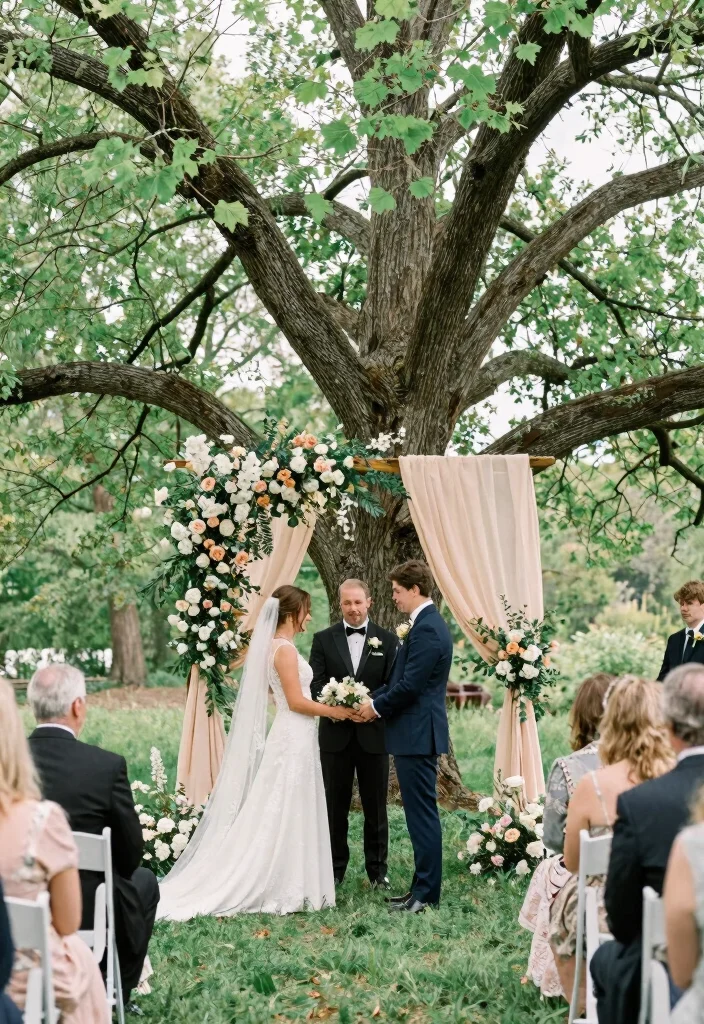 Spring Wedding Inspo: 25 Stunning Ideas That Will Leave You Breathless! - 14. Meaningful Vows in Nature 1