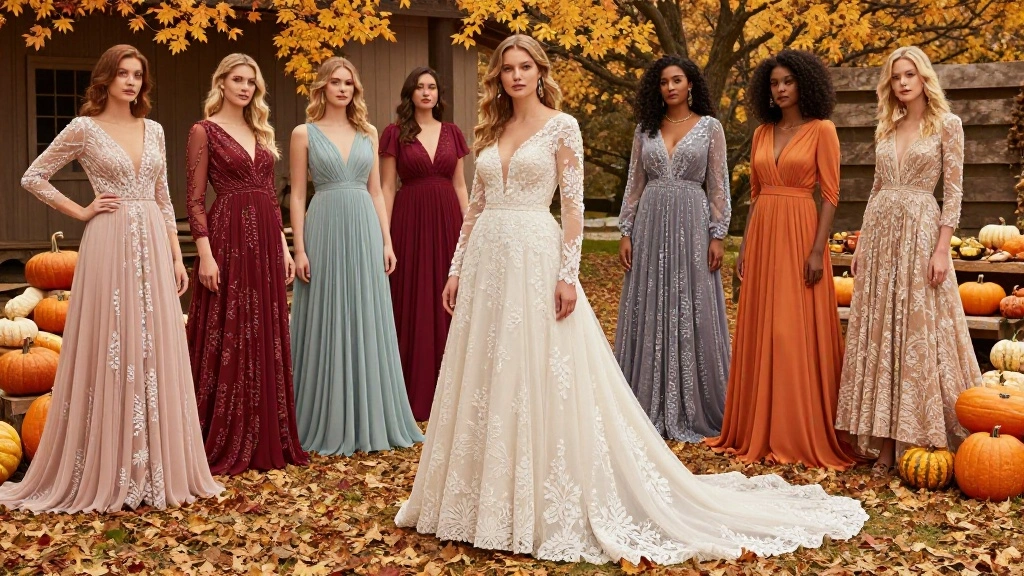13 Breathtaking Fall Wedding Dresses That’ll Make You Say ‘I Do!’ - Best Party Styles
