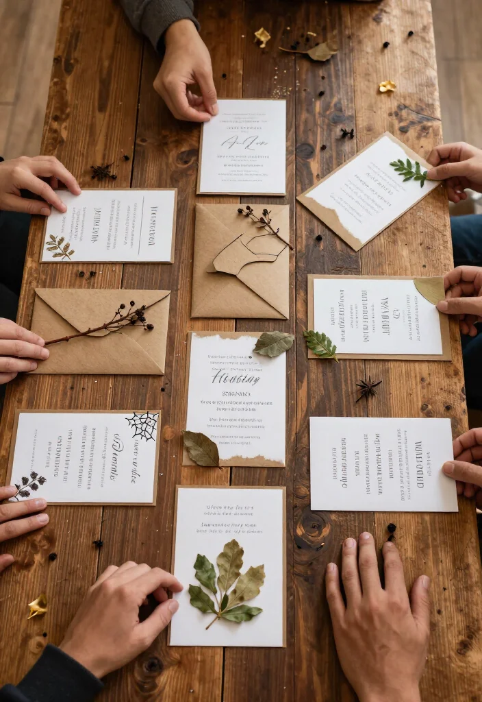 14 Easy Halloween Party Planning Tips That Will Make You the Ultimate Host (Don't Forget #6!) - 2. Creative Invitations That Set the Mood 1
