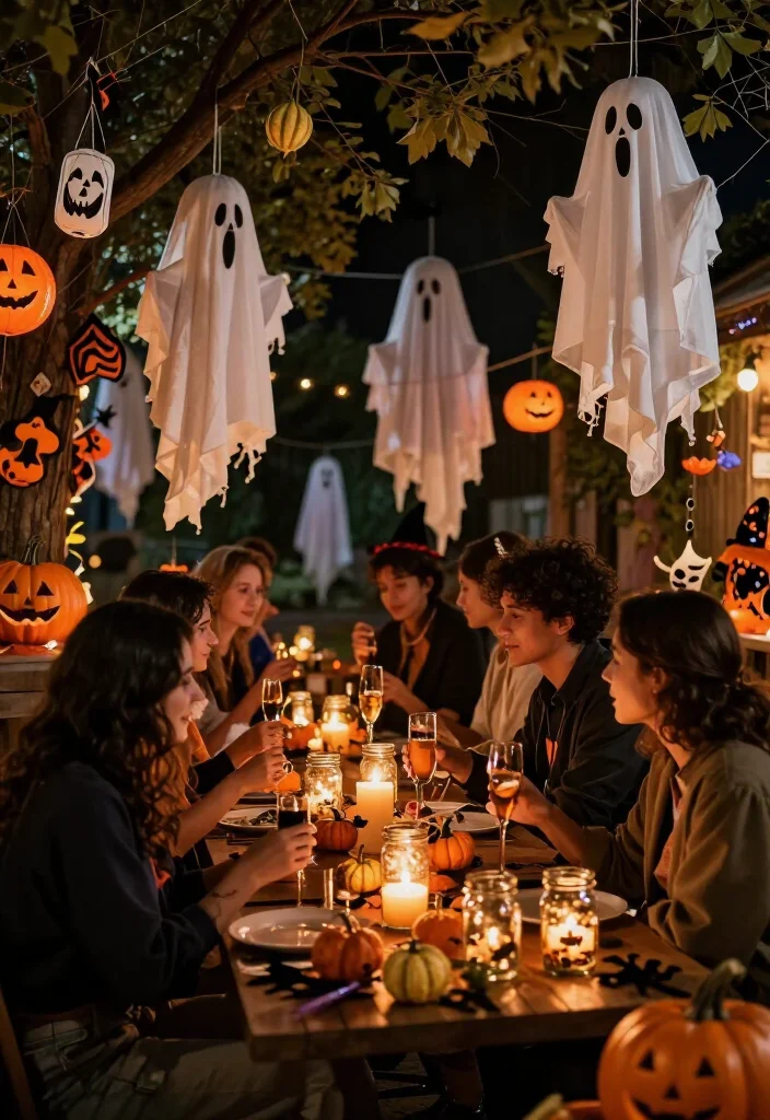14 Easy Halloween Party Planning Tips That Will Make You the Ultimate Host (Don't Forget #6!) - 3. Spooky Yet Sustainable Decorations 1