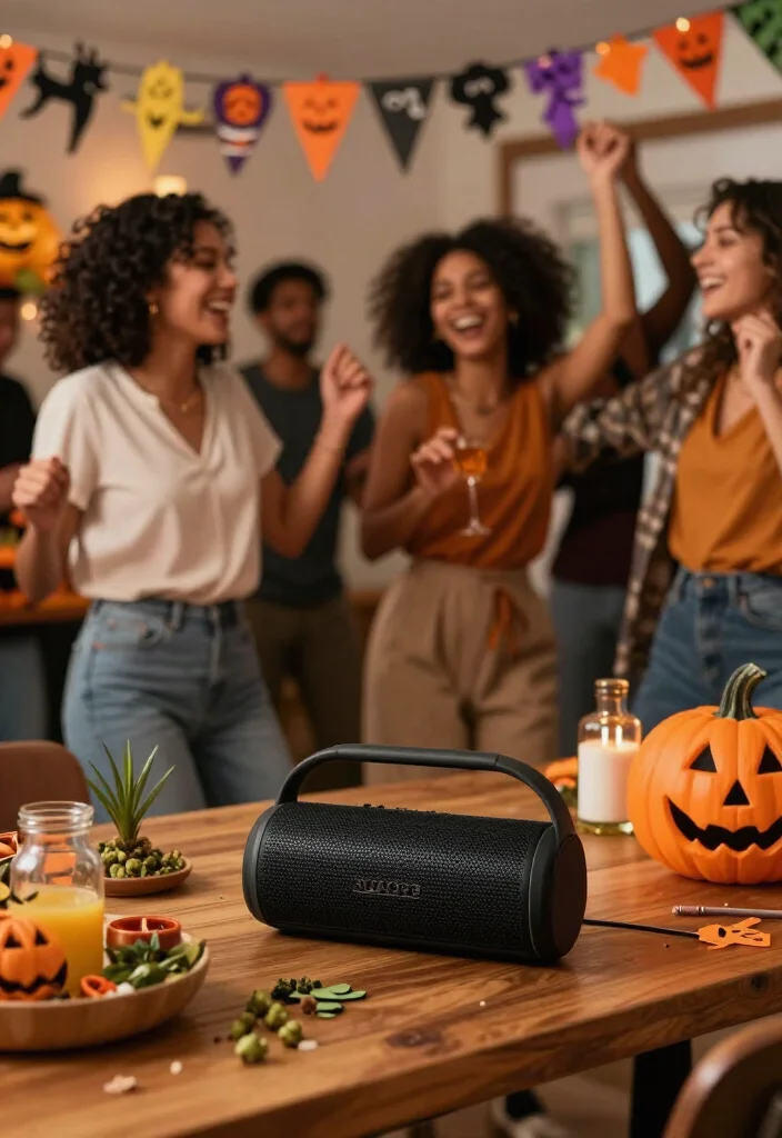 14 Easy Halloween Party Planning Tips That Will Make You the Ultimate Host (Don't Forget #6!) - 8. Set the Mood with Music 1