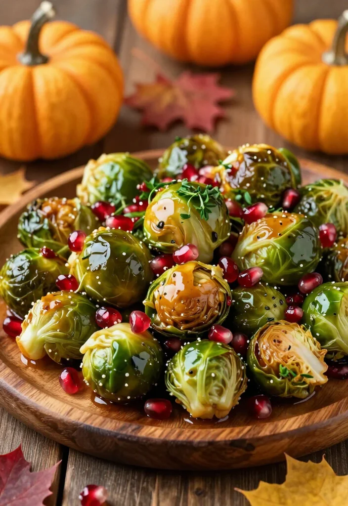 14 Mouthwatering Fall Wedding Menu Ideas That Will Delight Your Guests! - 2. Maple-Glazed Brussels Sprouts 1