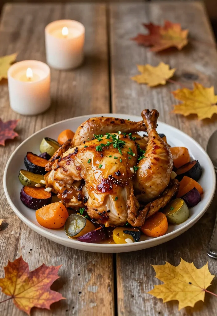 14 Mouthwatering Fall Wedding Menu Ideas That Will Delight Your Guests! - 4. Spiced Apple Cider Chicken 1