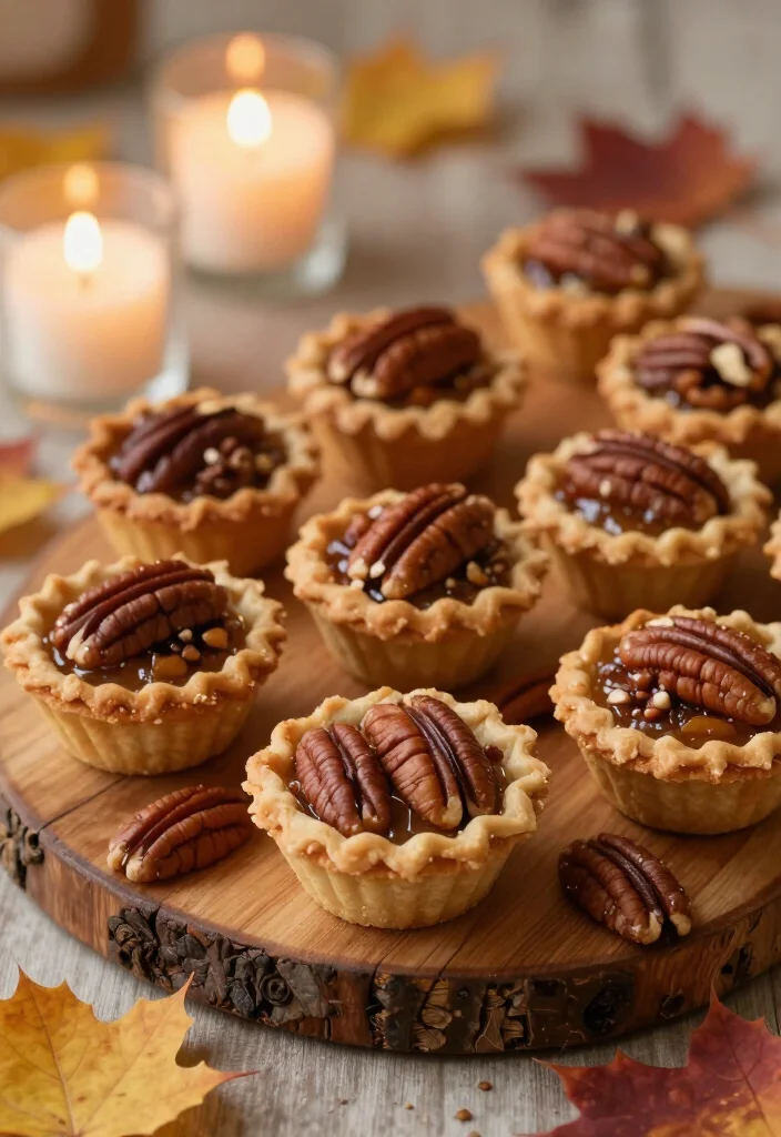 14 Mouthwatering Fall Wedding Menu Ideas That Will Delight Your Guests! - 8. Pecan Pie Bites 1