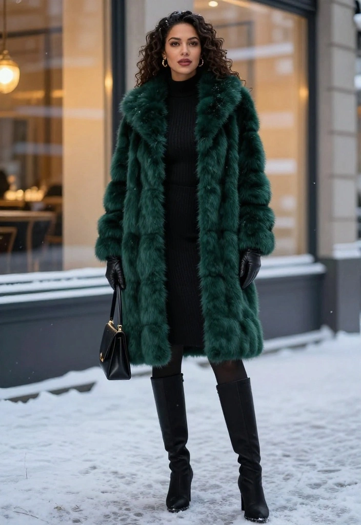 14 Winter Date Night Outfits That Are Warm, Flattering, and Guaranteed to Turn Heads - 14. The Statement Coat That Makes the Whole Outfit 1