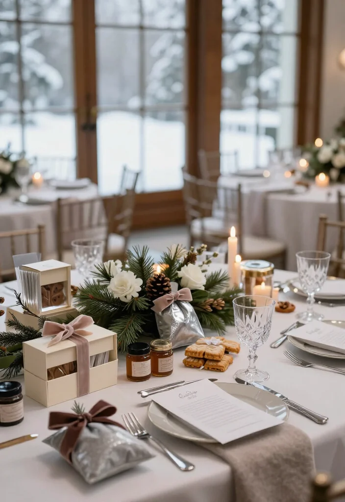 15 Beautiful Winter Wedding Ideas That Look Straight Out of a Luxury Magazine (Without the Designer Price Tag!) - 13. Send Guests Home With a Useful Winter Favor 1