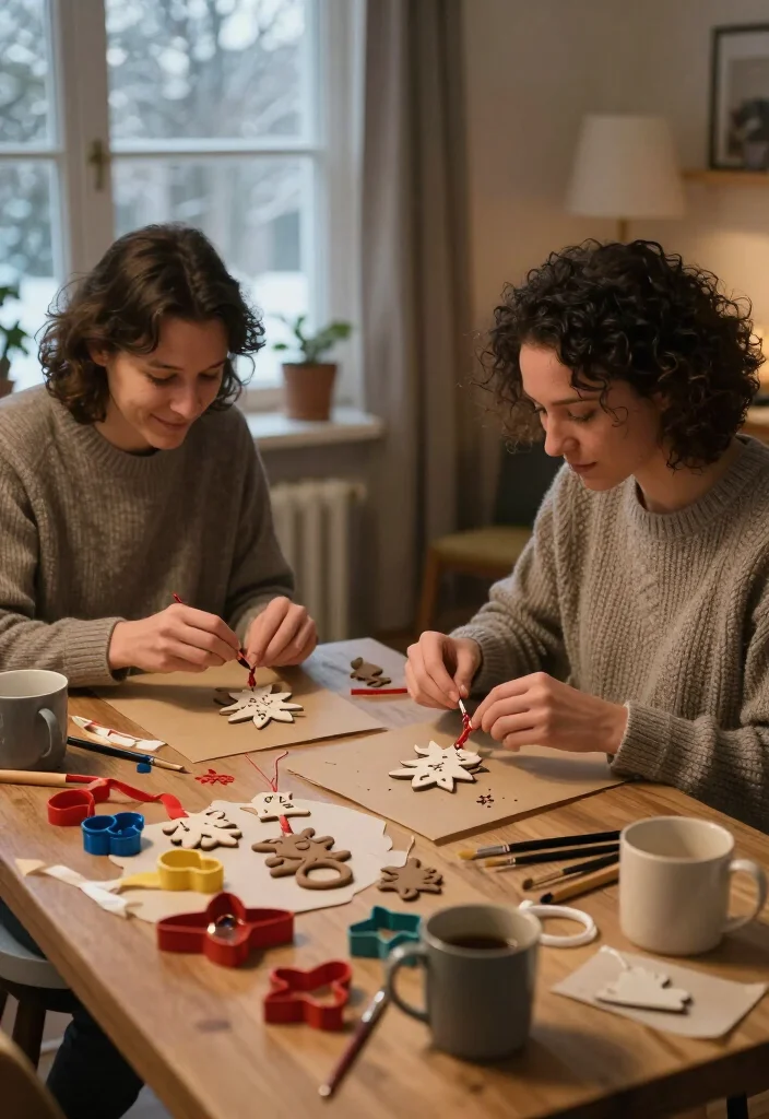 16 At-Home Winter Date Ideas That Are Way More Fun Than Going Out (#7 Is a Must-Try!) - 16. Make Handmade Winter Candles or Ornaments 1