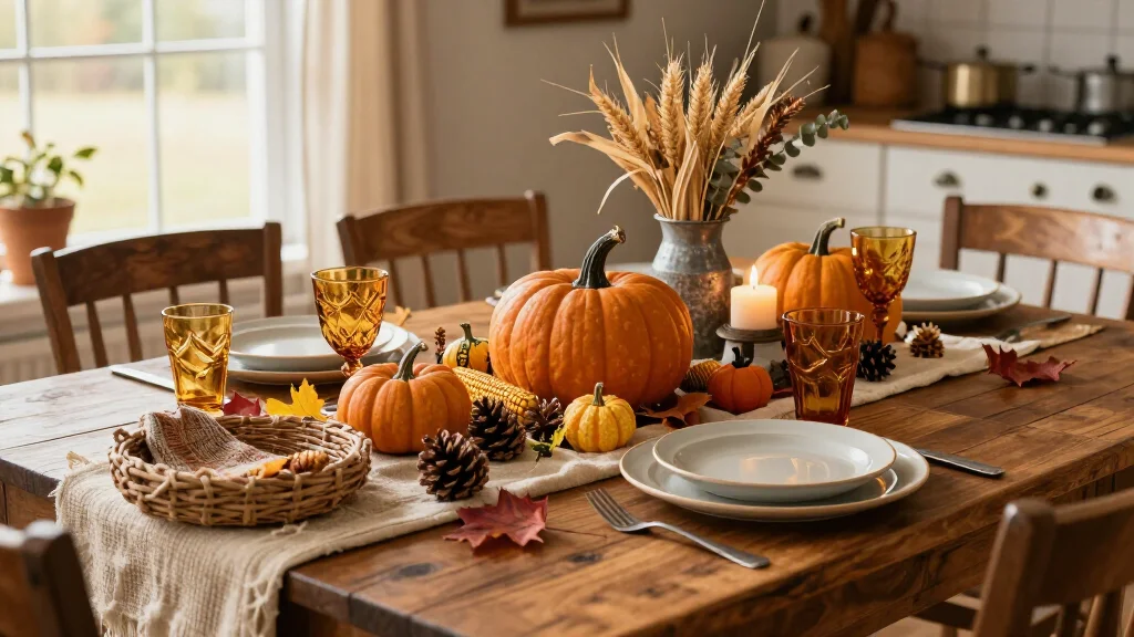 16 Rustic Thanksgiving Decor Ideas for the Coziest Fall Home Ever (Farmhouse Lovers Will Adore #9!)